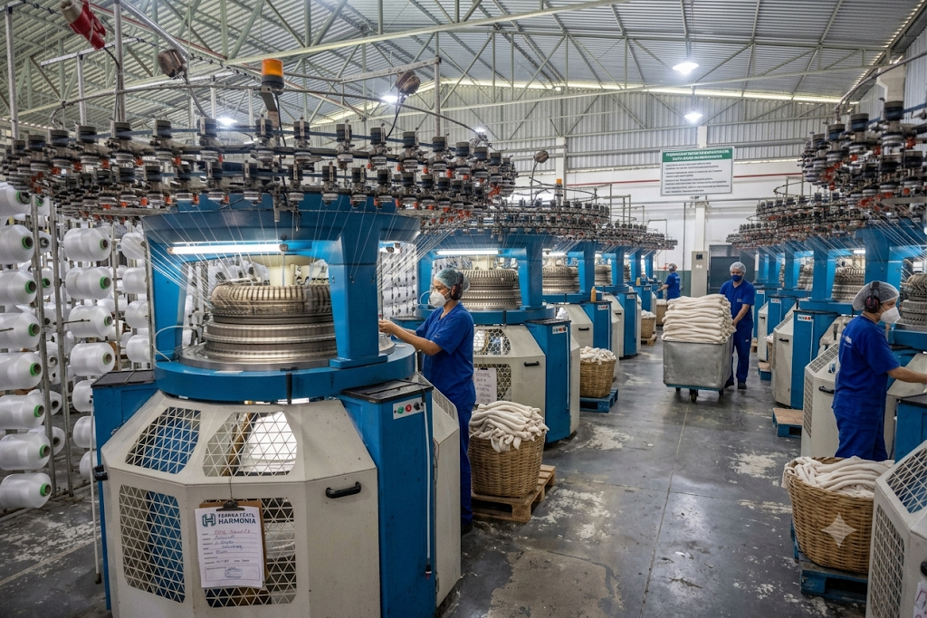 Produção própria do tecido Roffeli